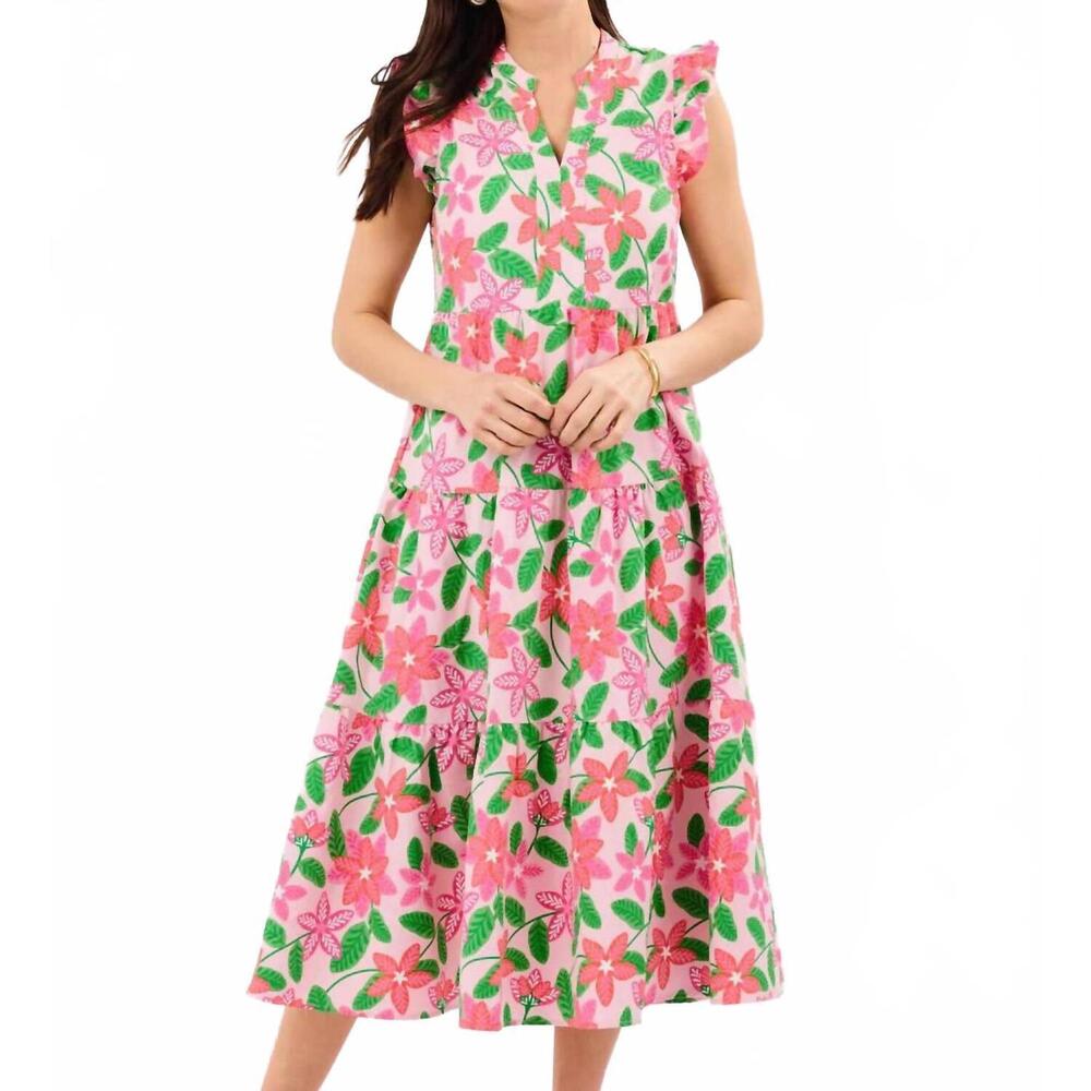 NEW MARY SQUARE kari maxi dress in island muse - Picture 4 of 4